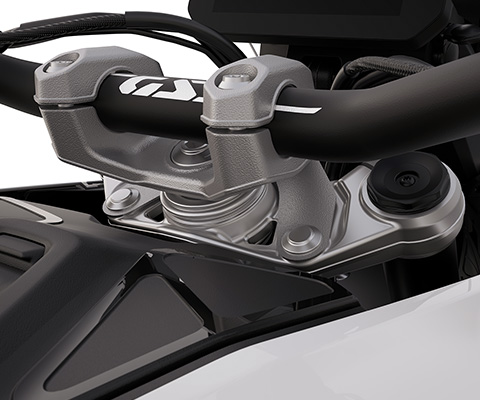 The black frame of the R 1300 GS Triple Black from BMW Motorrad