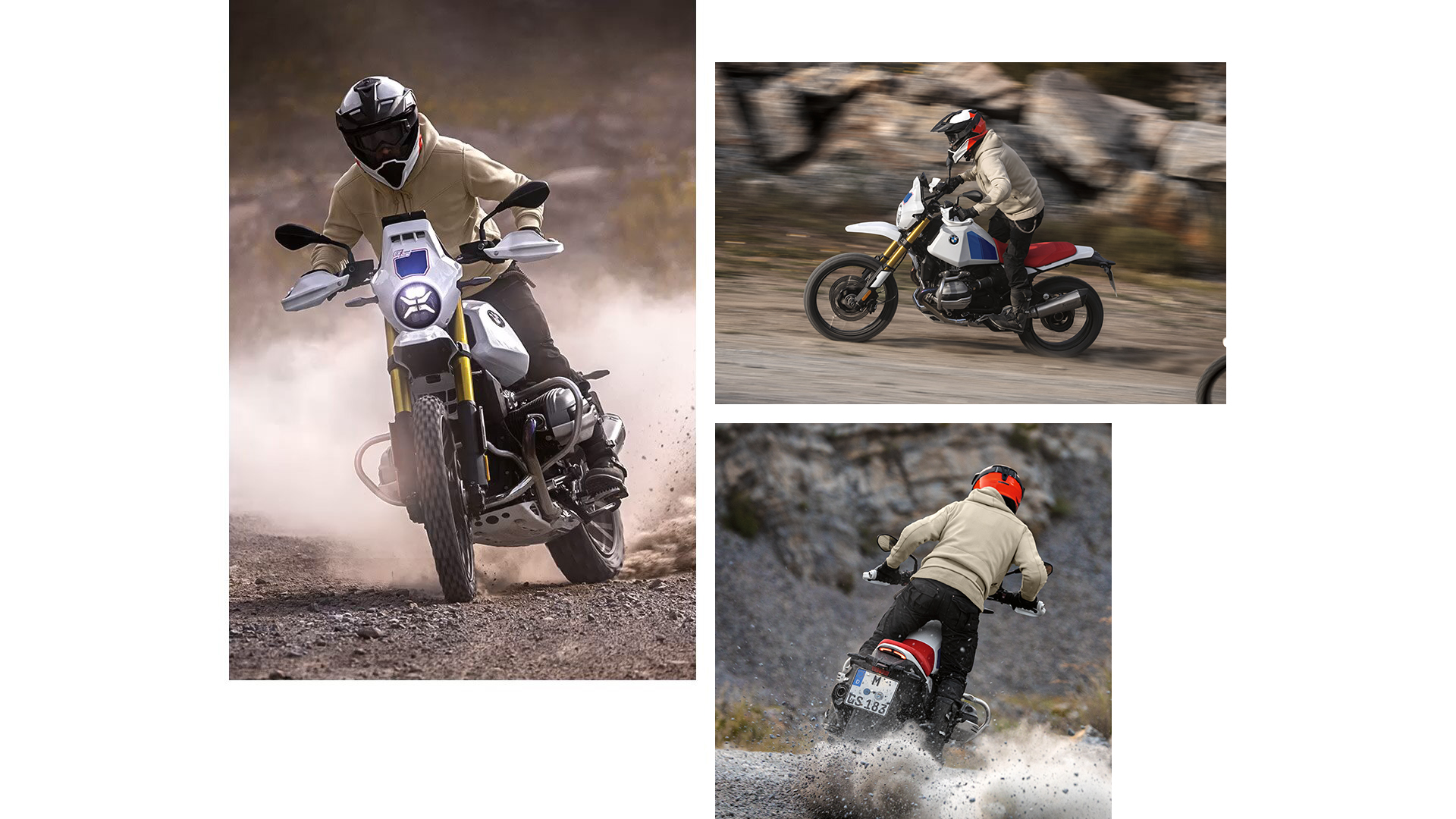 Collage of the design elements of the R 12 nineT from BMW Motorrad